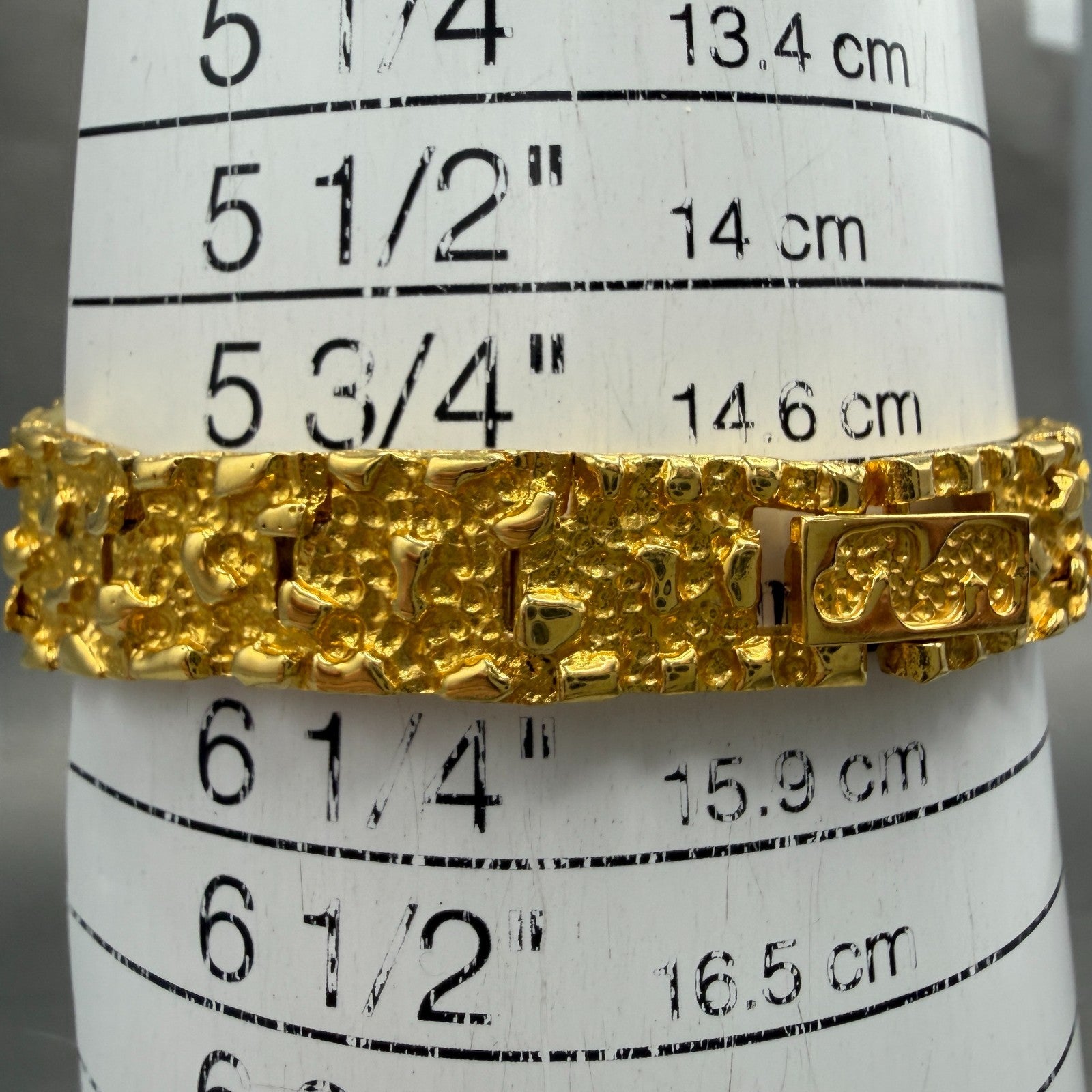 Gruen Watch Women 25mm Gold Dial Gold Nugget Case Tone New Battery VTG ABC10