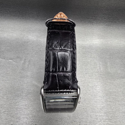 Fossil Truman Watch Men 33mm Black Dial Silver Tone Date Rectangle FS4770 NewBat4