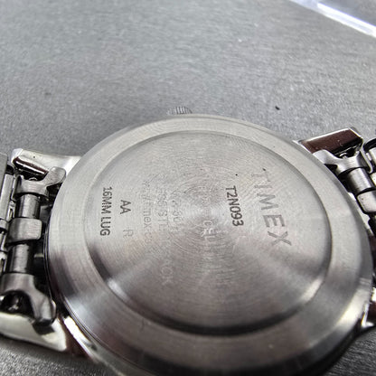 Timex Charles Street Watch Men 36mm Gray Dial Two Tone Daydate T2N093 New Batt8