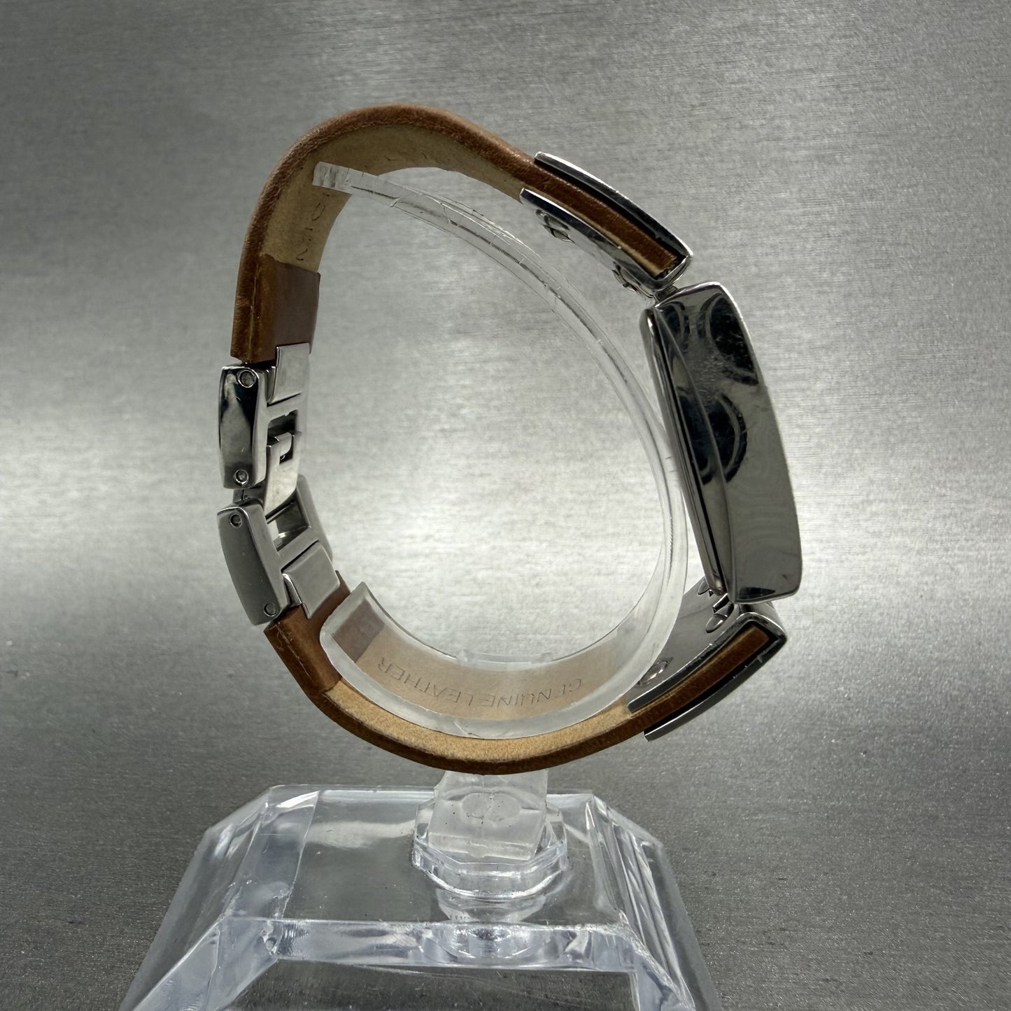 Michael Kors Darci watch Women 18mm Silver Dial Steel Rectangle MK2129 New Batt8