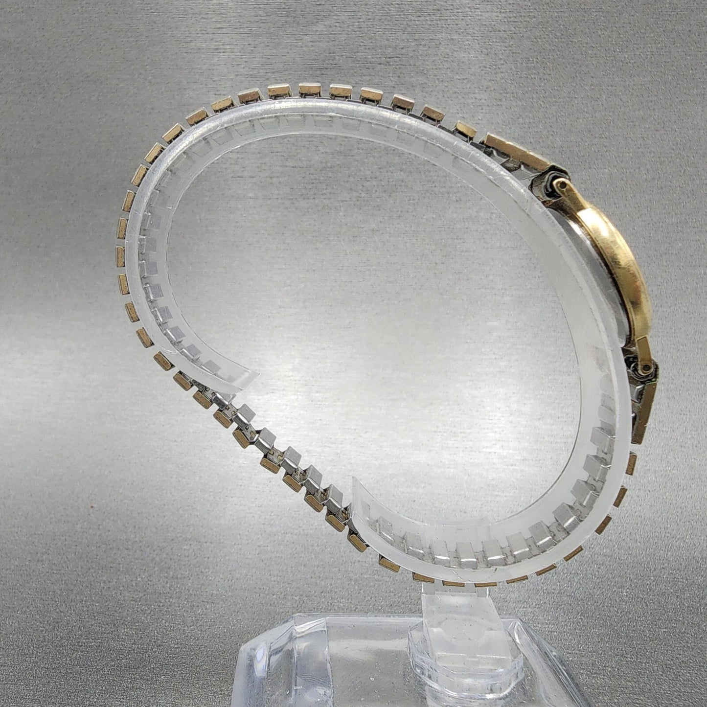 Seiko Exceline Watch Women 22mm White Dial Gold Tone Round 73210070 New Battery8