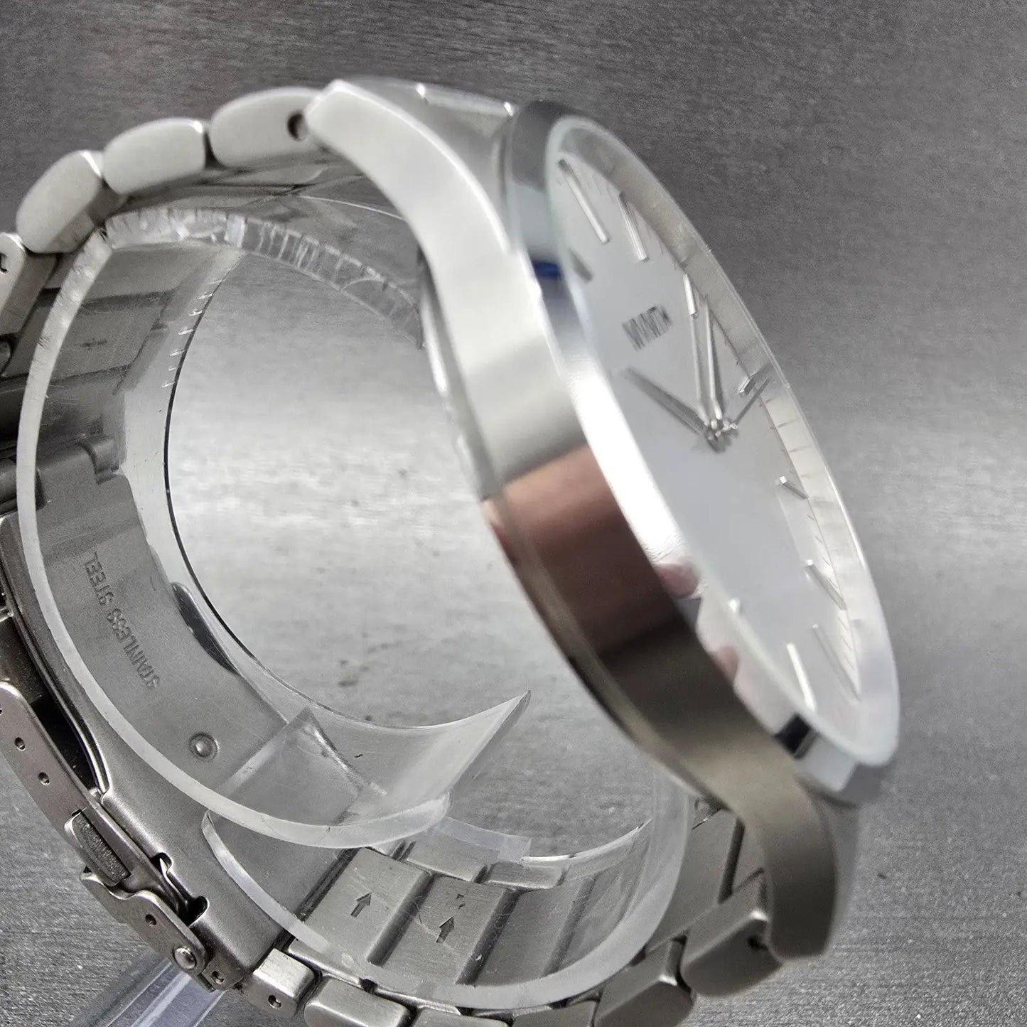 MVMT 40 Series Watch Men 40mm Silver Dial Stainless Steel Bracelet New Battery3