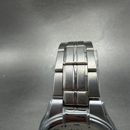 Seiko Alba Watch Men 35mm White Dial Silver Tone Round V501-0DP0 New Battery4