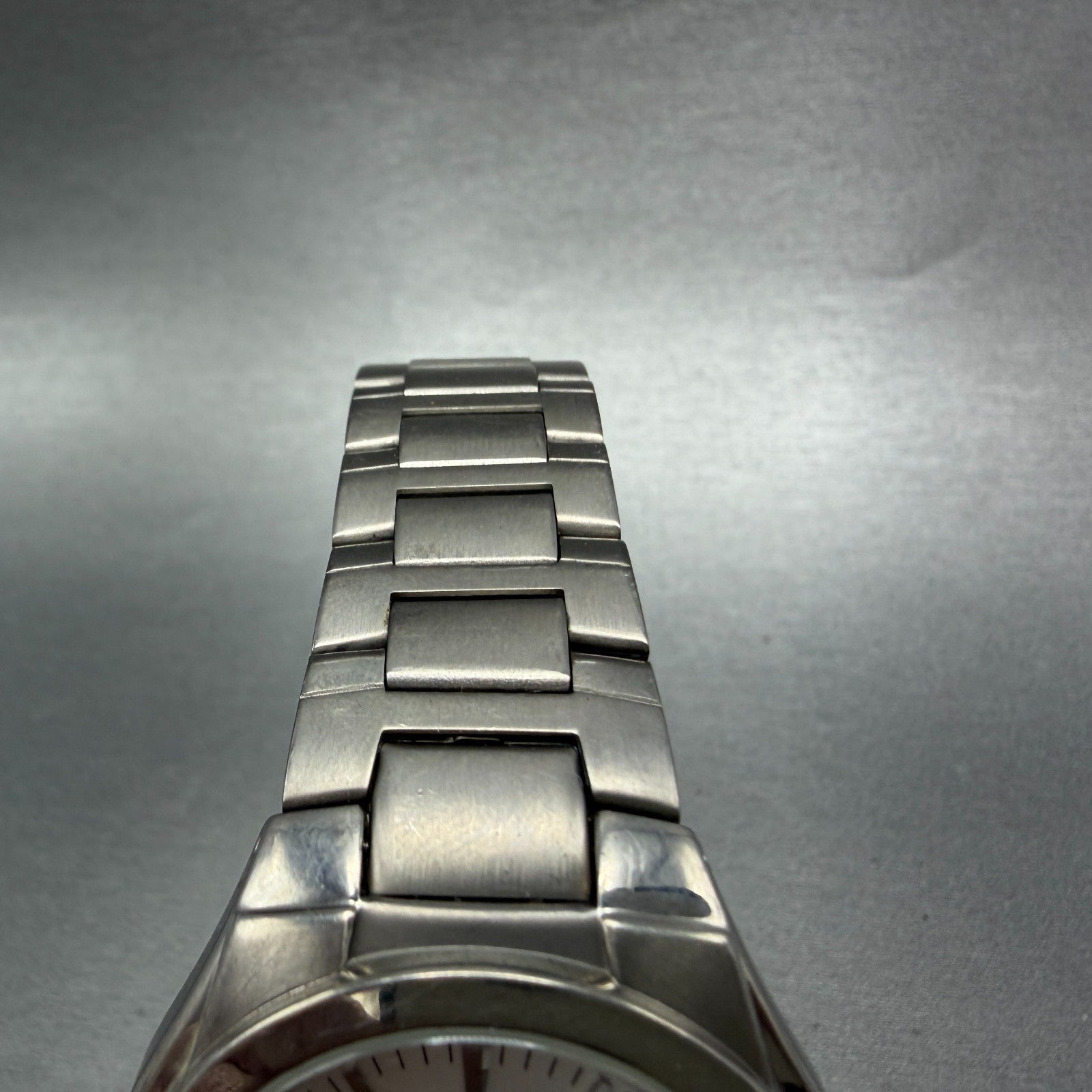 Casio Lineage Titanium Watch Men 38mm Silver Dial Daydate LIN-171J New Battery L4