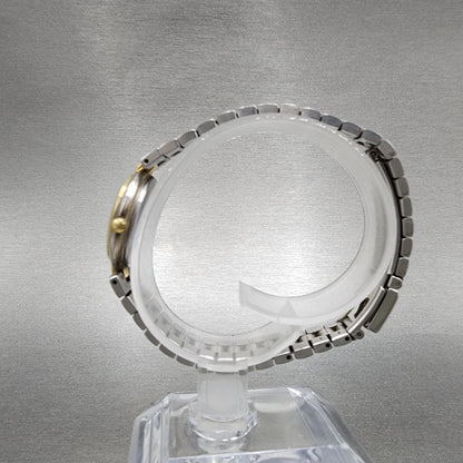 Seiko Creo Watch Women 23mm White Dial Two Tone 4n210140 New Battery6
