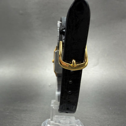 Seiko Spirit Tank Watch Women 20mm Champagne Dial Gold Tone 4N21-5190 NewBattery8