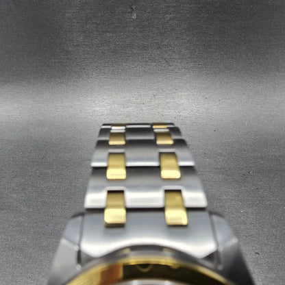 Citizen Eco-Drive Watch Men 41mm Silver Dial Two Tone Date BM7534-59A PARTS5