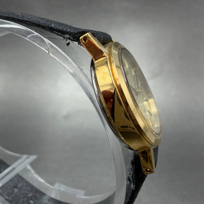 Seiko Spirit Watch Women 23mm Champagne Dial Gold Tone Round 4N21-0640 New Batt3