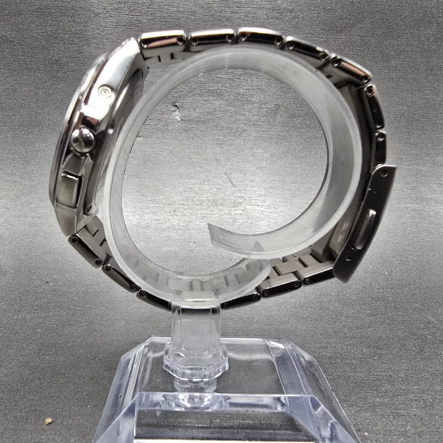 Citizen Eco-Drive Attesa Watch Men 38mm Black Dial Titanium H410-T003788 PARTS!!9