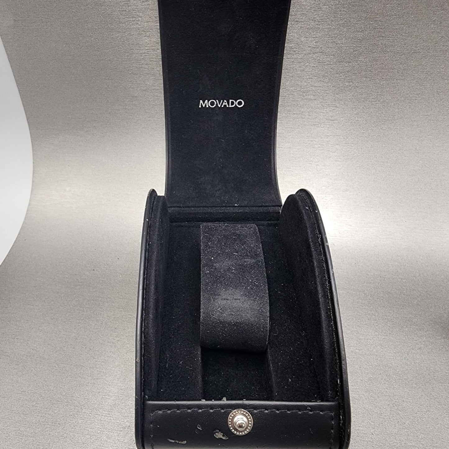 Movado Sports Edition Watch Women 27mm Black Dial Gold Tone Round 88.G4.185114