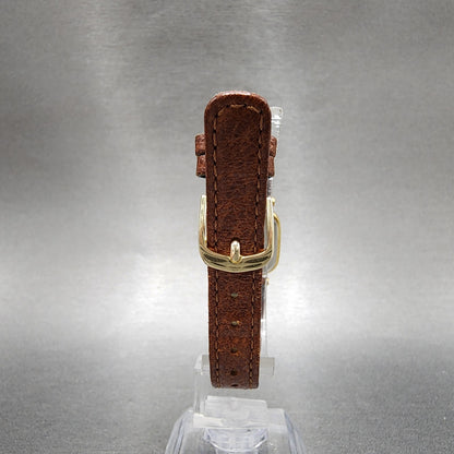 Longines Tank Watch Women 21mm Gold Dial Gold Tone Rectangle 6625 Cal L962 PARTS8