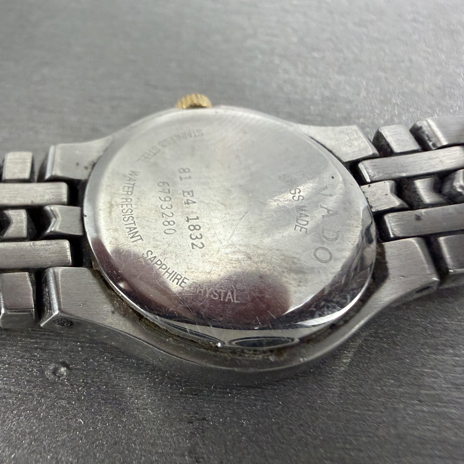 Movado Museum Watch Women 24mm Black Dial Two Tone Round 81-E4-1832 New Batt9