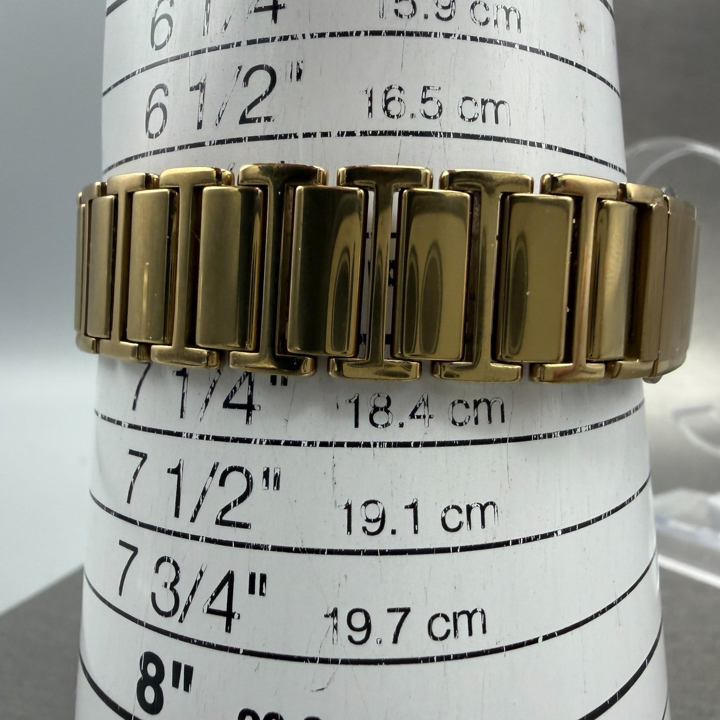 Rado Diastar Tank Watch Women 18mm Champagne Dial Gold Tone 153.0283.3 New Batt10