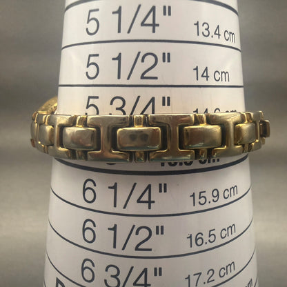 Seiko Watch Women 17mm Champagne Dial Gold Tone Oval 1N01-0CS0 New Battery9