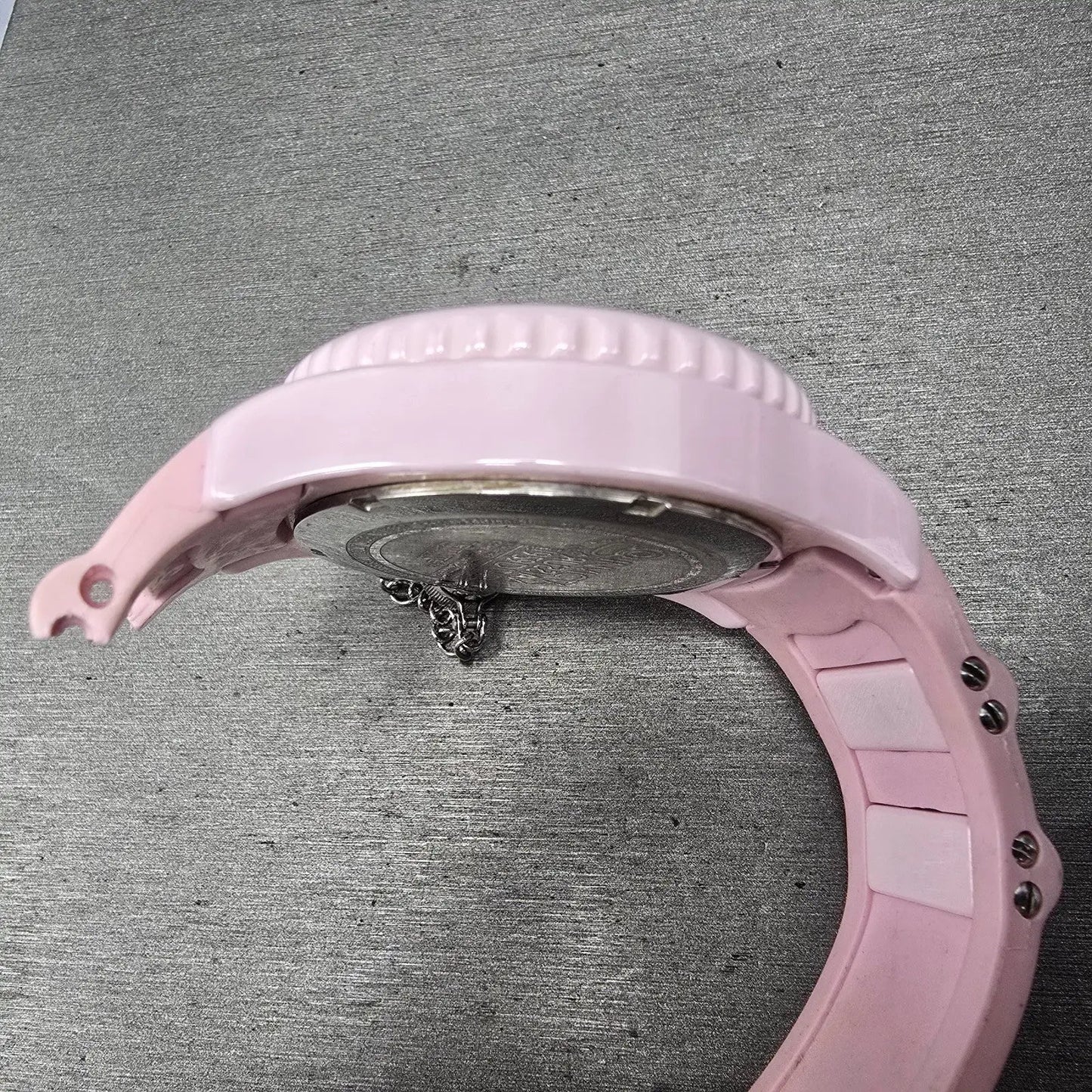 Invicta Russian Diver Watch Women 42mm MOP Dial Pink Tone Daydate 11367 PARTS3