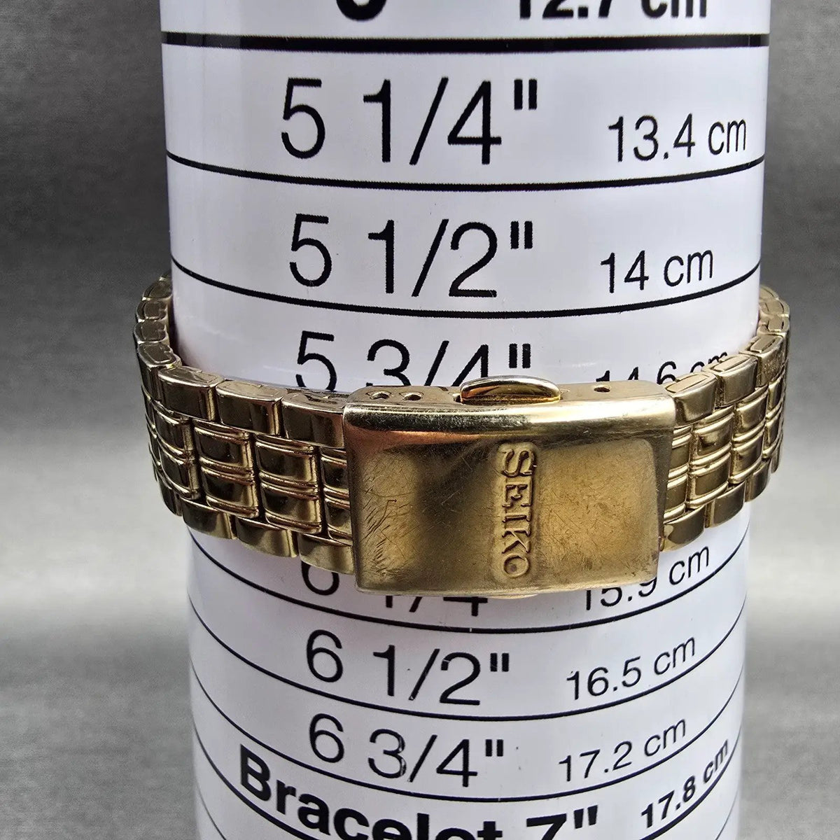 Seiko Watch Women 24mm Gold Dial Gold Tone Date Round 7N82-0GM0 New Battery9