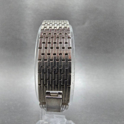 Citizen Tank Watch Women 17mm Silver Dial Silver 5920-S98624 New Battery VTG JP7