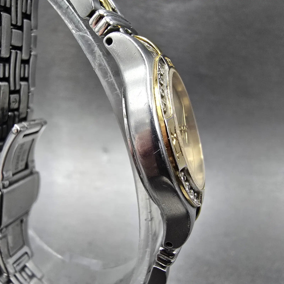 Wittnauer Watch Women 25mm Silver Dial Two Tone Date Round 12R12 New Battery3