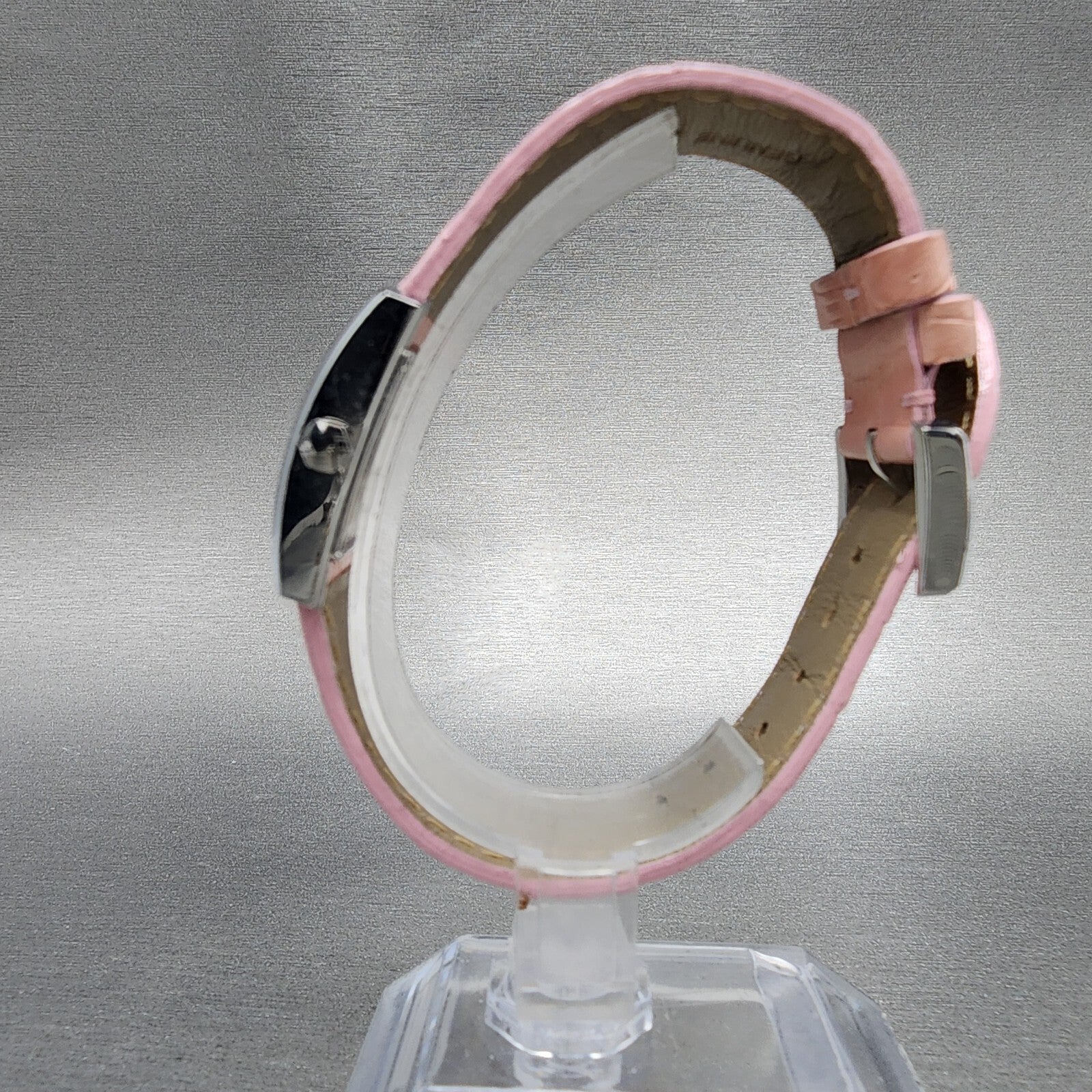 Movado Eliro Watch Women 32mm Pink Dial Silver Tone Rectangle New Battery6