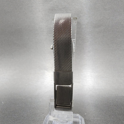 Rado Silky Watch 19mm Women Silver Dial Silver Tone Manual Rectangle Runs8