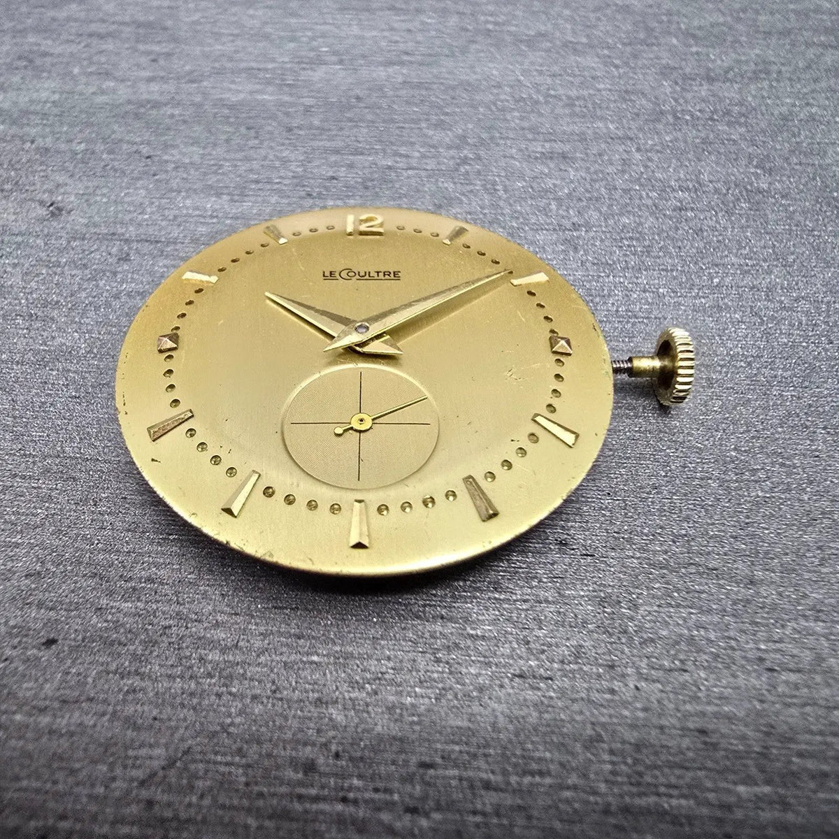 LeCoultre 480/CW Movement Manual Wind 17 Jewels Dial & Hands Vintage2