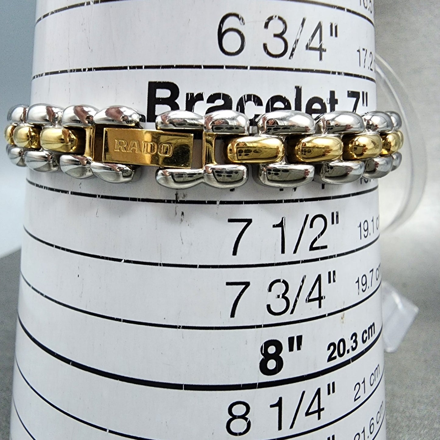 Rado Florence Watch Women 20mm White Dial Two Tone Round 153.3665.2 New Battery10