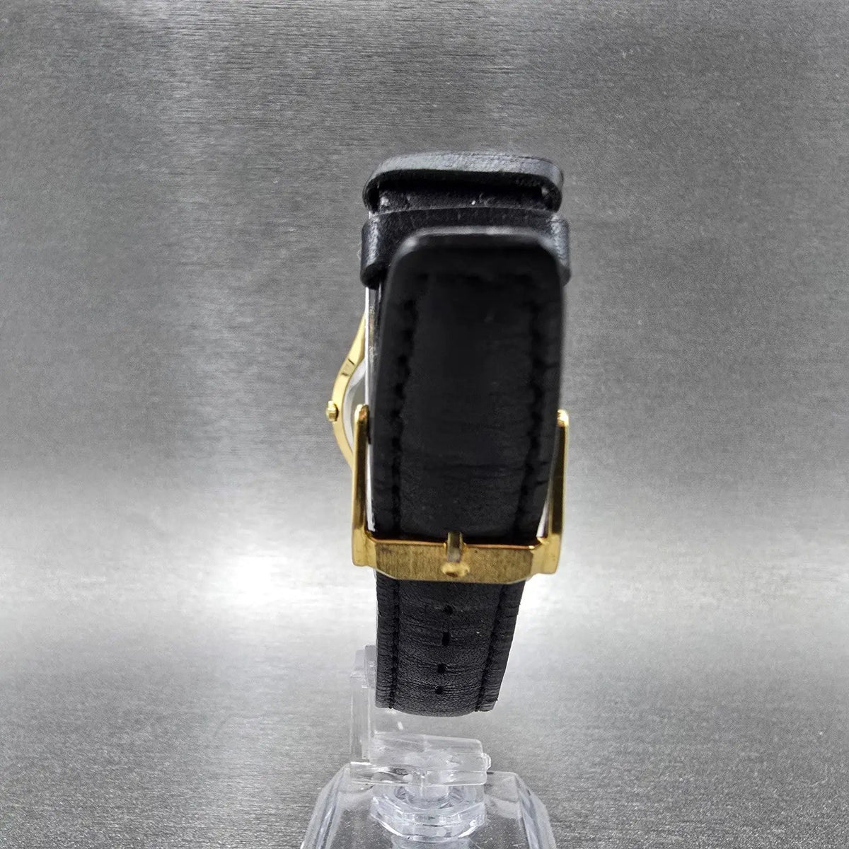 Movado Museum Watch Men 33mm Black Dial Gold Tone Round 88-64-860N New Battery8