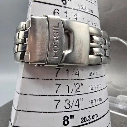 Fossil Blue Dive Watch Men 41mm Blue Dial Silver Tone Date PR-5196 New Battery11