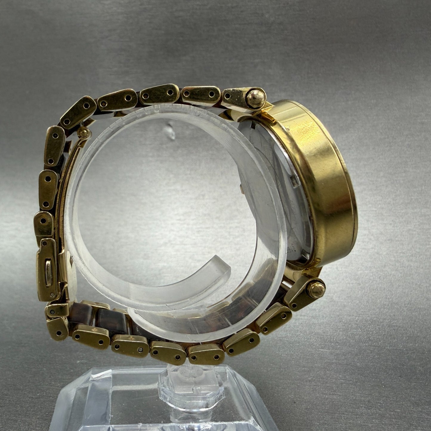 Michael Kors Parker Watch Women 39mm Champagne Dial Gold Tone Date New BatteryAB8
