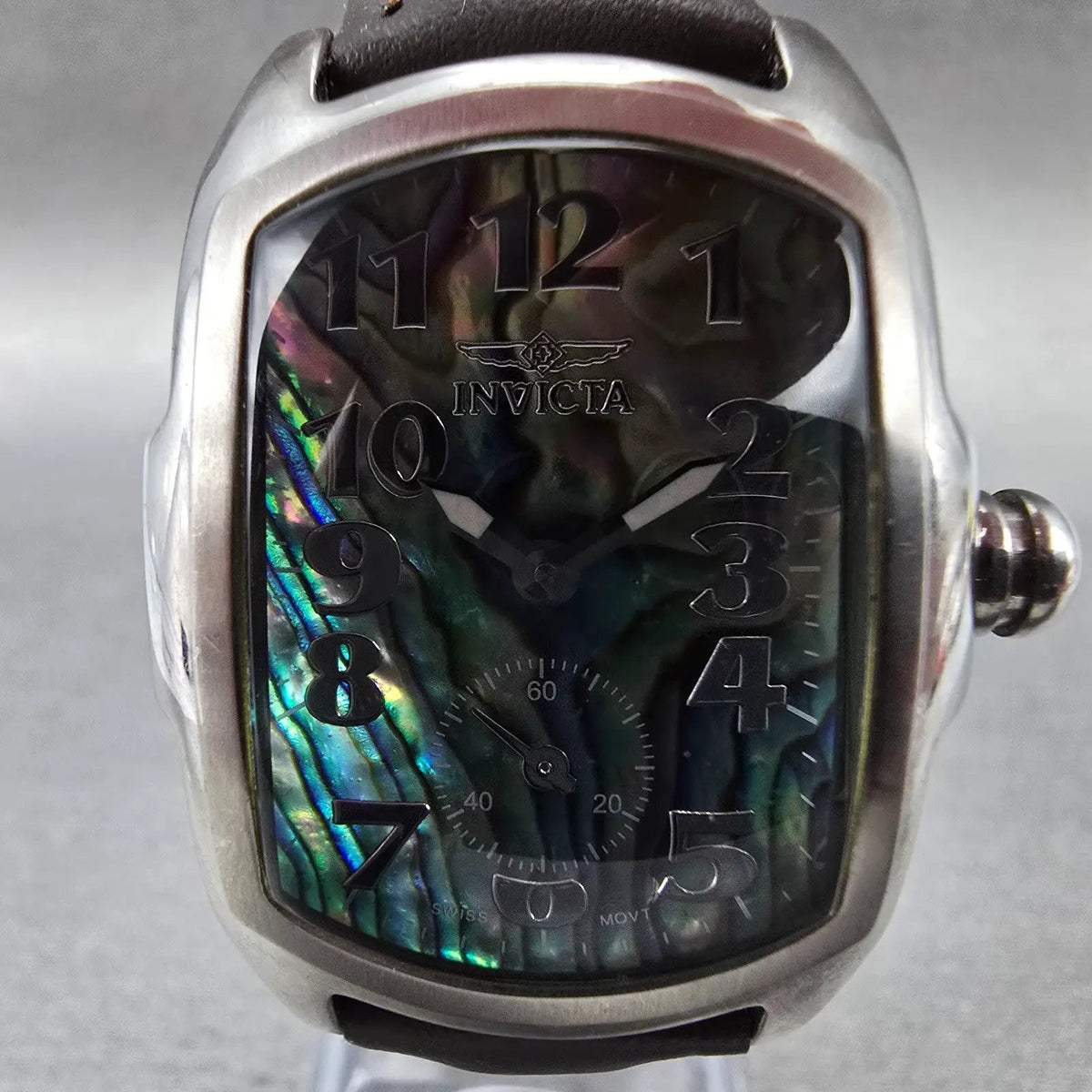 Invicta Lupah Watch Women 29mm Abalone Dial Silver Small Seconds 2592 New Batt1