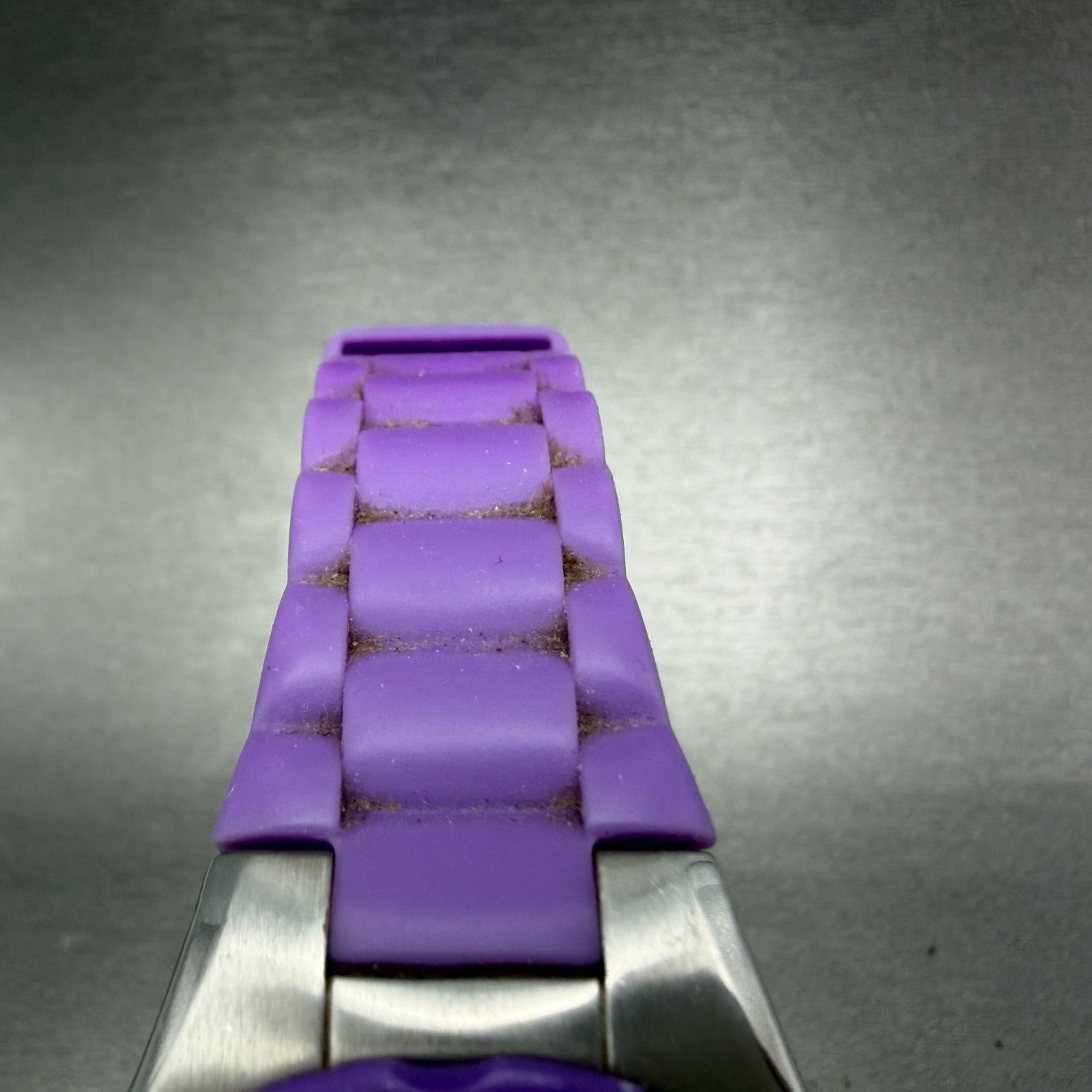 Invicta Angle Watch Women 38mm White Dial Steel Daydate Purple 0702 New battery4