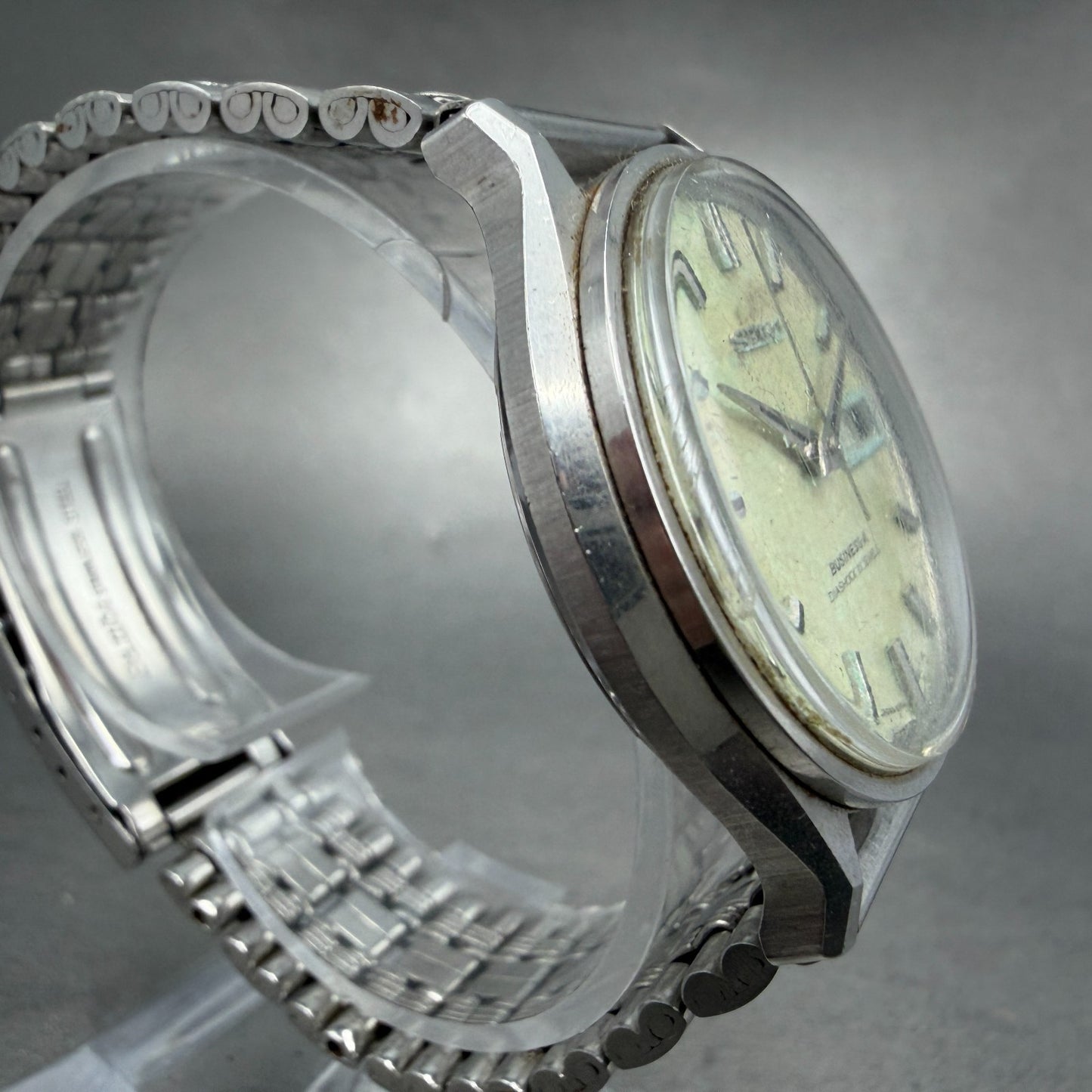 Seiko Business A Watch Men 37mm White Dial Silver Tone Daydate 8346-8000 PARTS4