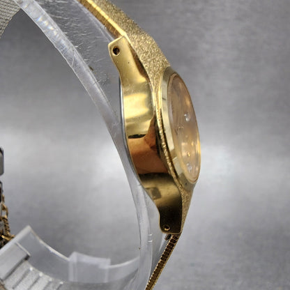 Seiko Watch Women 20mm Champagne Dial Gold Tone Round 8Y210020 New Battery3