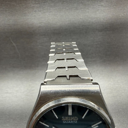 Seiko Type 2 Watch Men 35mm Blue Dial Silver Tone Daydate Round 71238090 Newbat4