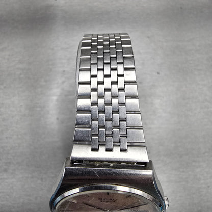 Seiko Watch Men 33mm Pink Dial Silver Tone Daydate Round 7813-8009 New Battery4