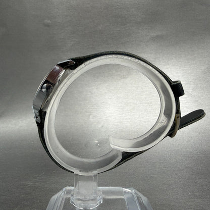 Wakmann Watch Women 20mm Blue Dial Silver Tone Oval Manual Wind Runs Vintage6