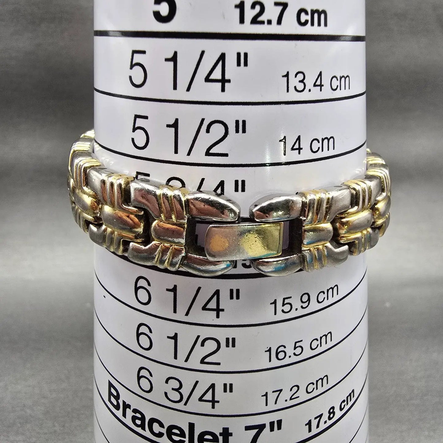 Seiko Watch Women 13mm MOP Dial Two Tone Rectangle 2E20-7049 New Battery Vintage9