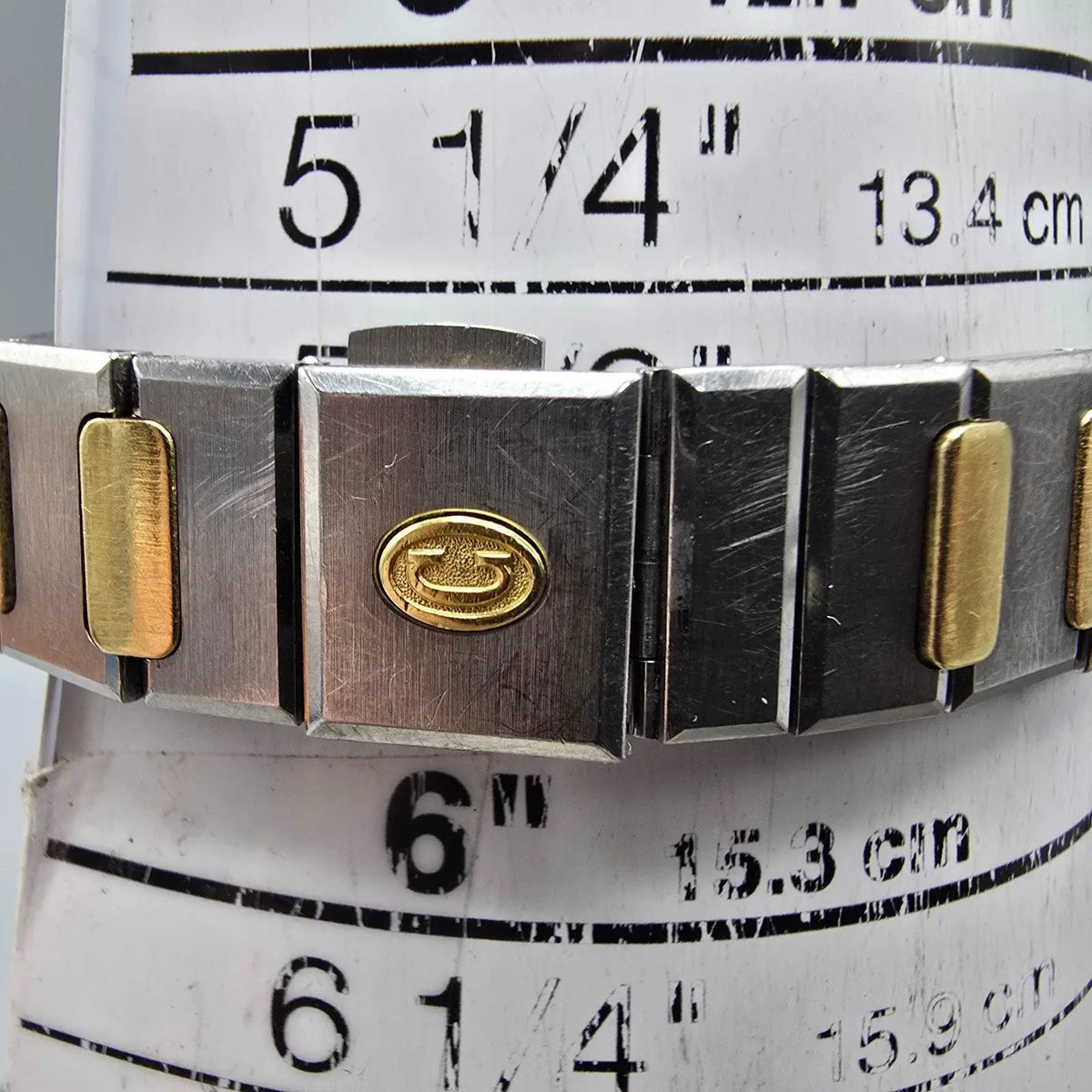 Concord Freedom Watch Women 23mm Gold Dial Two Tone Date Round New Battery10