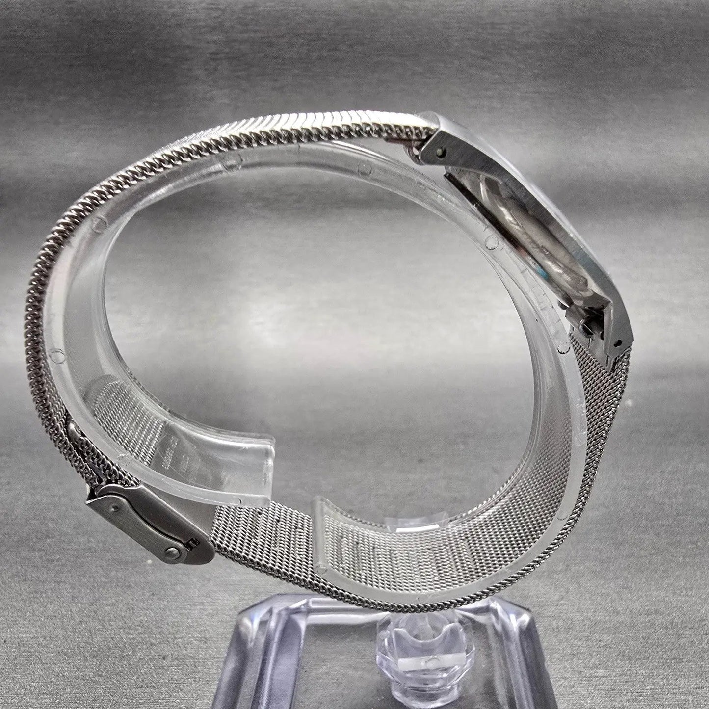 Skagen  Slimline Watch Women 28mm Silver Dial Silver Tone 233SSS New Batt8