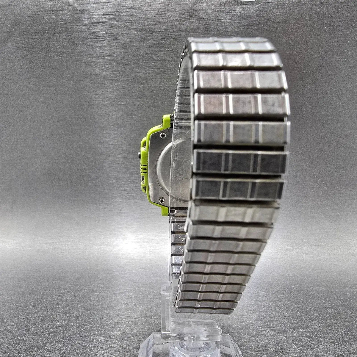 Casio NF-10 Watch Men 36mm Blue Green Month date Rectangle New Battery VTG7