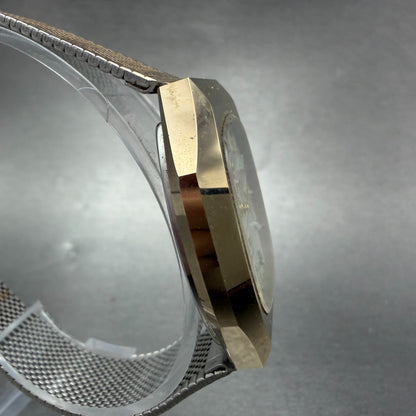 Rado Balboa V Watch Men 32mm Silver Dial Gold Tone Date Rectangle New Battery3