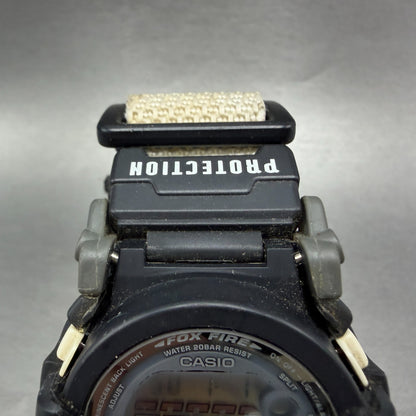 Casio G-Shock DW-002 Watch Men 48mm Digital Black White Round Fox Fire New Batt4