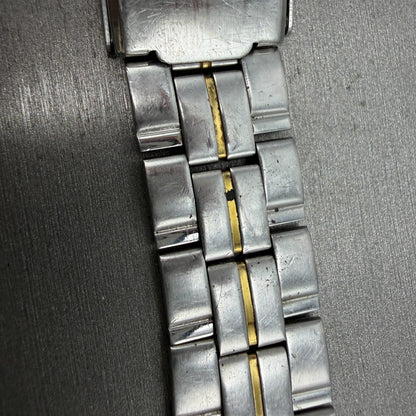 Seiko Bracelet 20mm Stainless Steel Two Tone 4859-G Vintage READ!!! Japan2