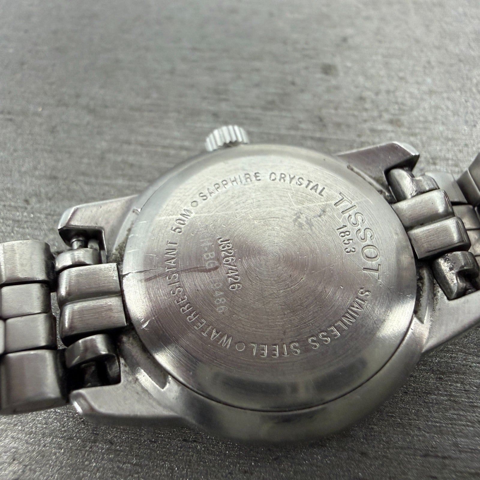 Tissot PR 50 Watch Women 25mm White Dial Silver Tone Date J326/426 New Battery9