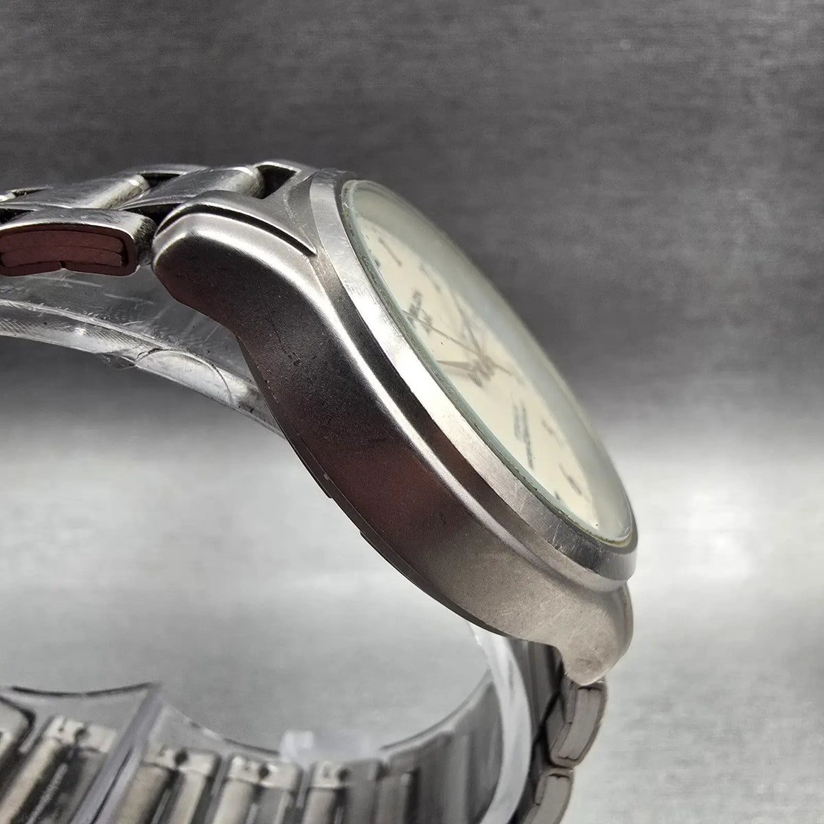 Seiko Alba Epsilon Watch Men 33mm Luminous Dial Titanium V743-7001 New Battery3