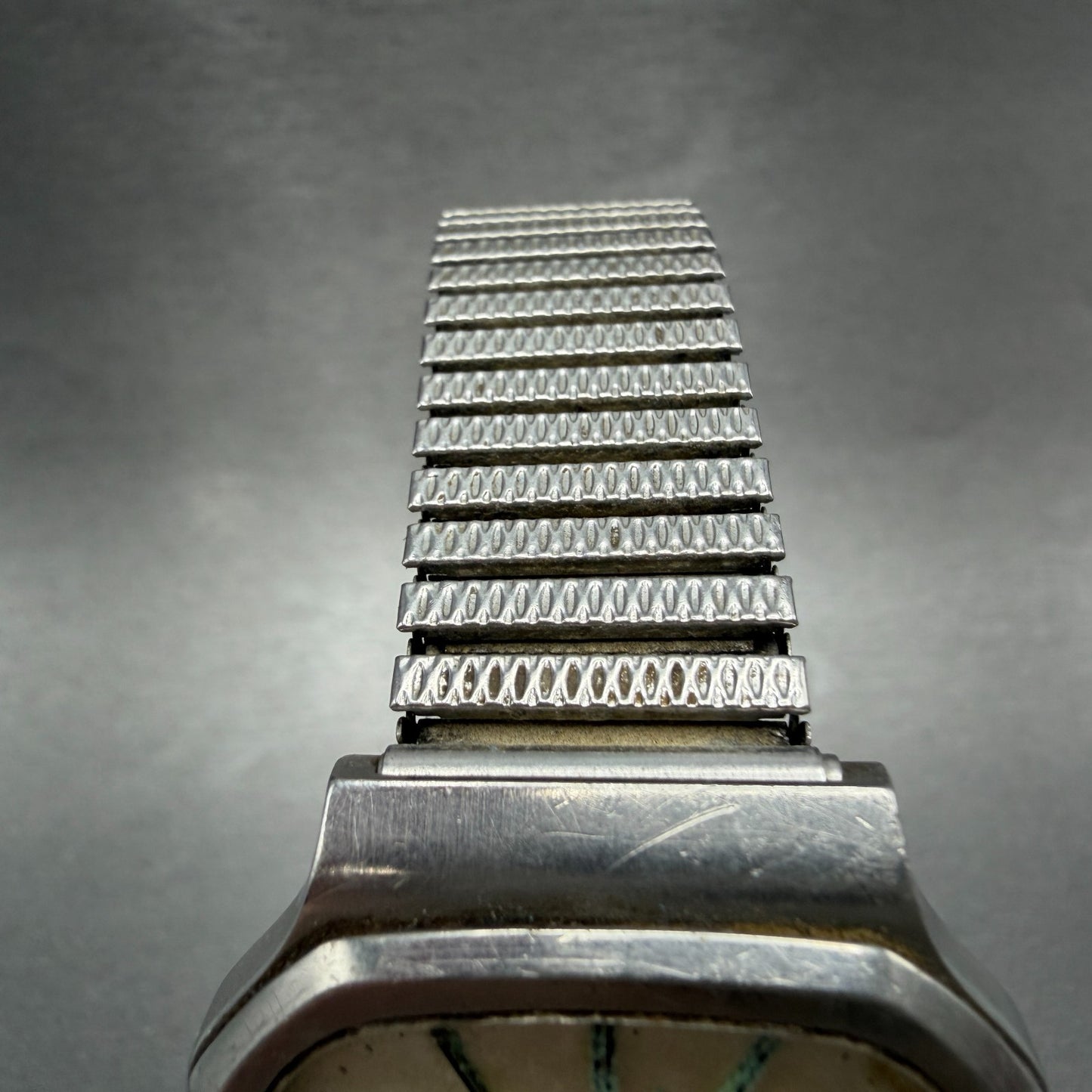 Seiko Lord Quartz Watch Men 34mm Silver Dial Silver Tone Daydate 7143-5000 PARTS5