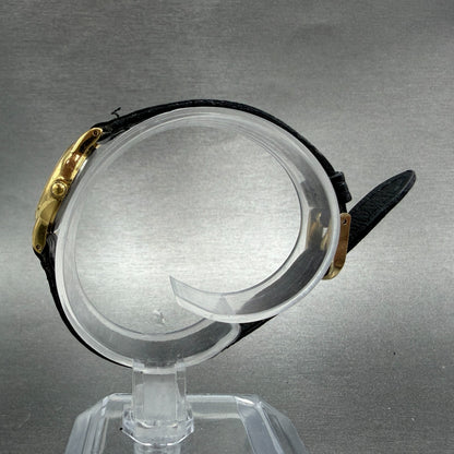 Seiko Watch Women 20mm Champagne Dial Gold Tone Round 2Y00-0A10 New Battery VTG6