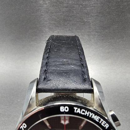 Victorinox Swiss Army Chrono Classic Watch Men 41mm Gray Dial Steel Date NewBatt4
