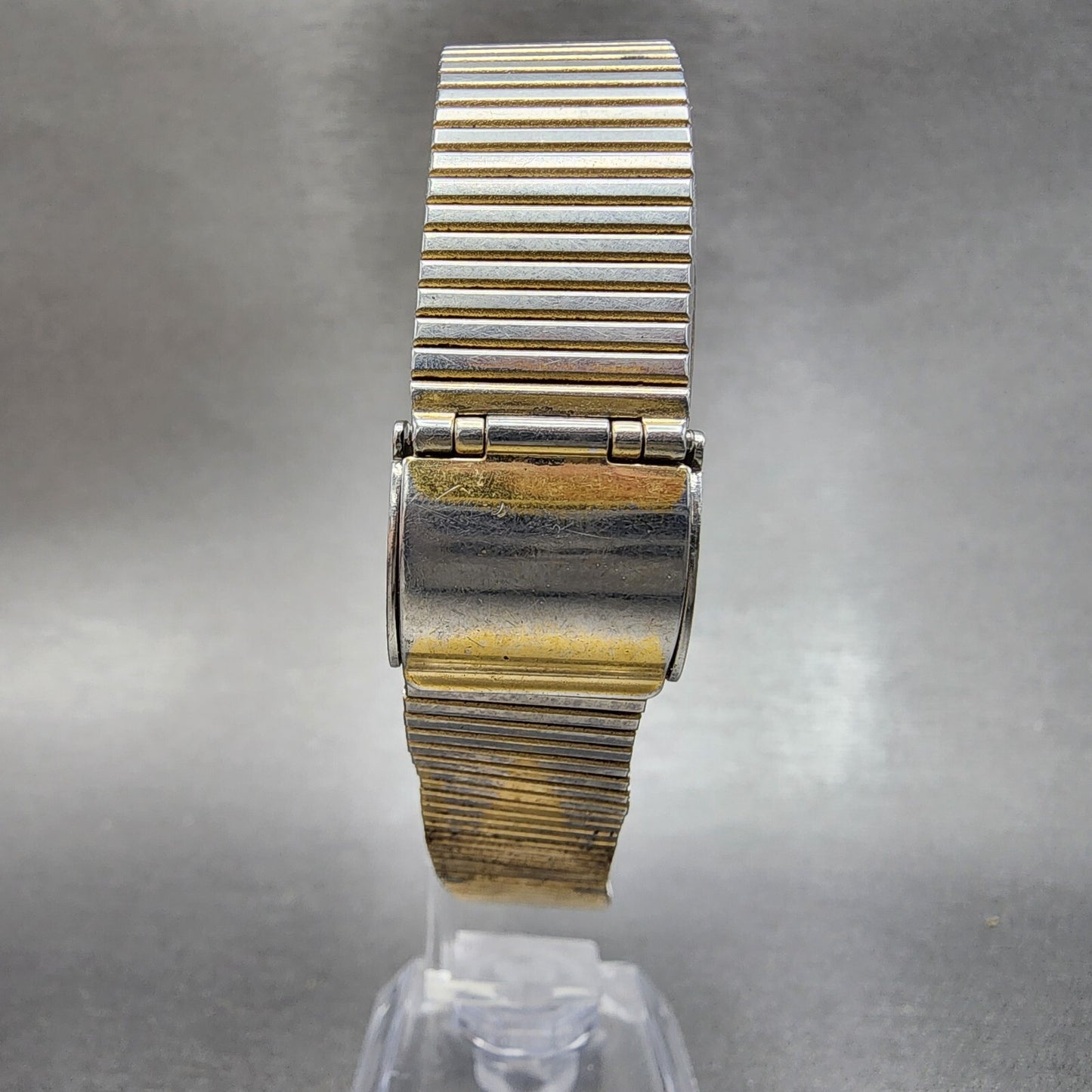 VTG Seiko Tank Watch Men 28mm Champagne Dial Gold Tone 78305040 PARTS8