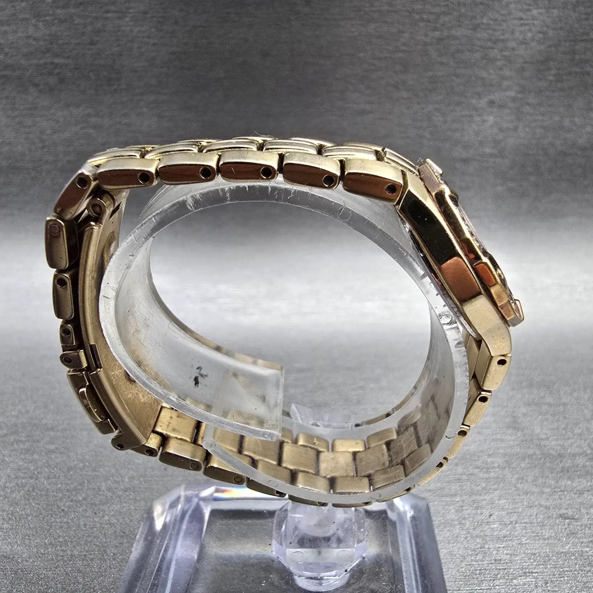 Seiko Coutura Watch Women 23mm Brown Dial Gold Tone Diamonds 1N01-0LE0 New Batt8